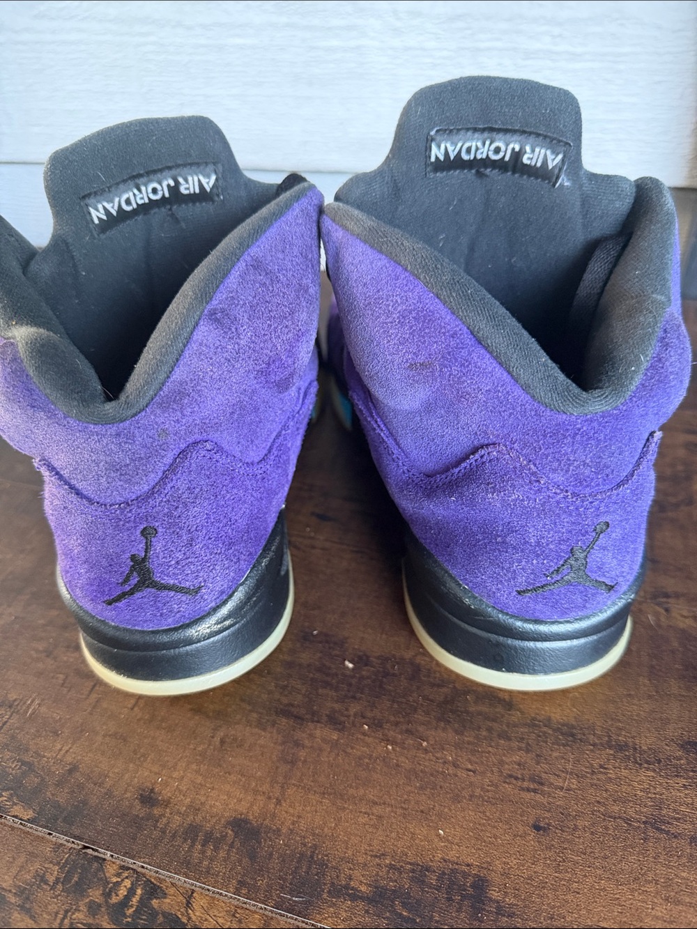 Nike Air Jordan 5 Suede High-Top Sneakers - Picture 4 of 6